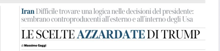 Consiglio lettura: Corriere di oggi, 9/3