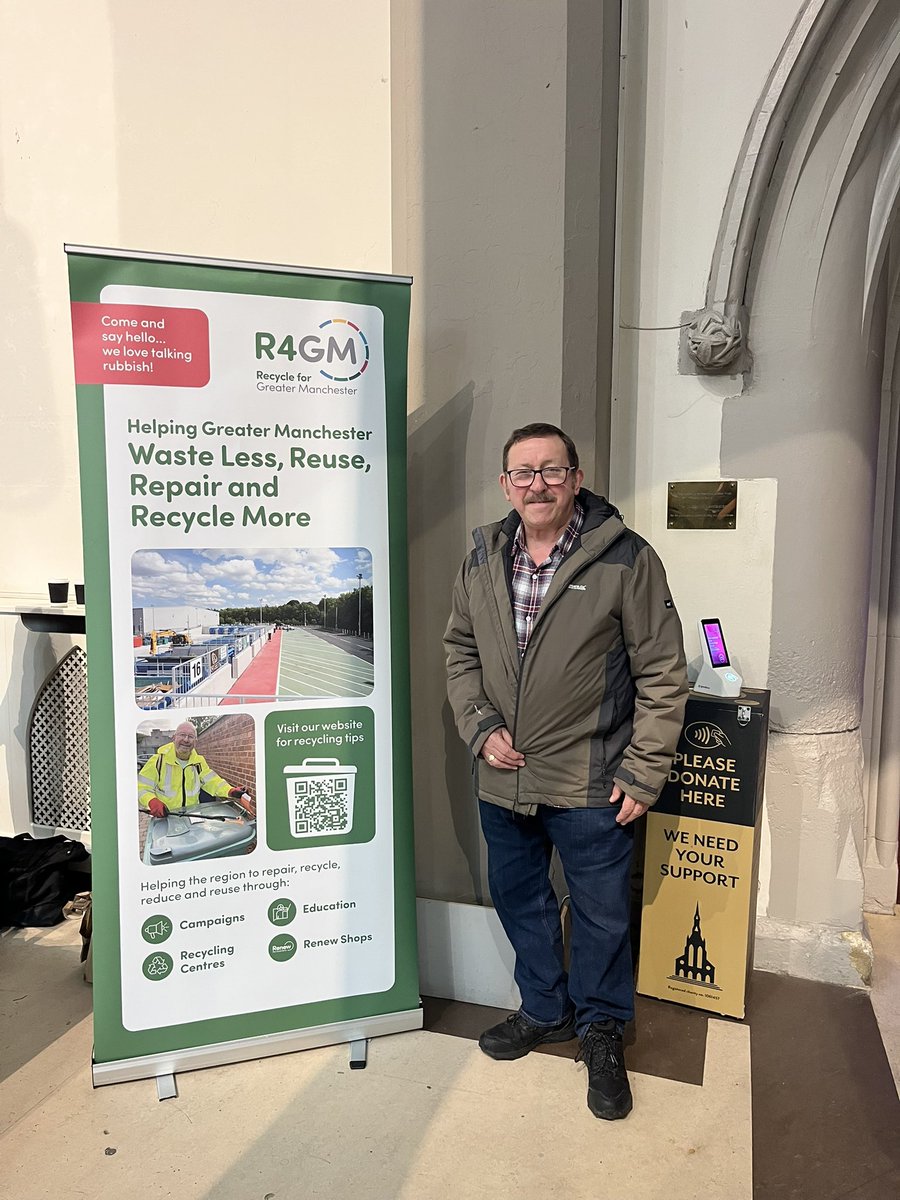 JohnHughes55's tweet photo. @MCCGortonAHey Great event @TheMonasteryMcr for #repairweek all repair cafes can together to share expertise 
#reducereuserecycle @CllrJulieReid @DebdaleNature https://t.co/0Snt10G88g