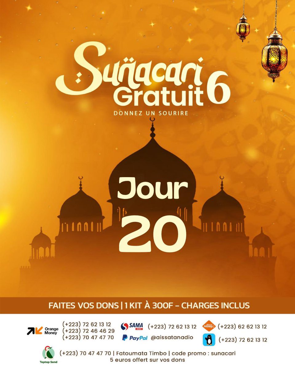 Sunacari gratuit tweet media