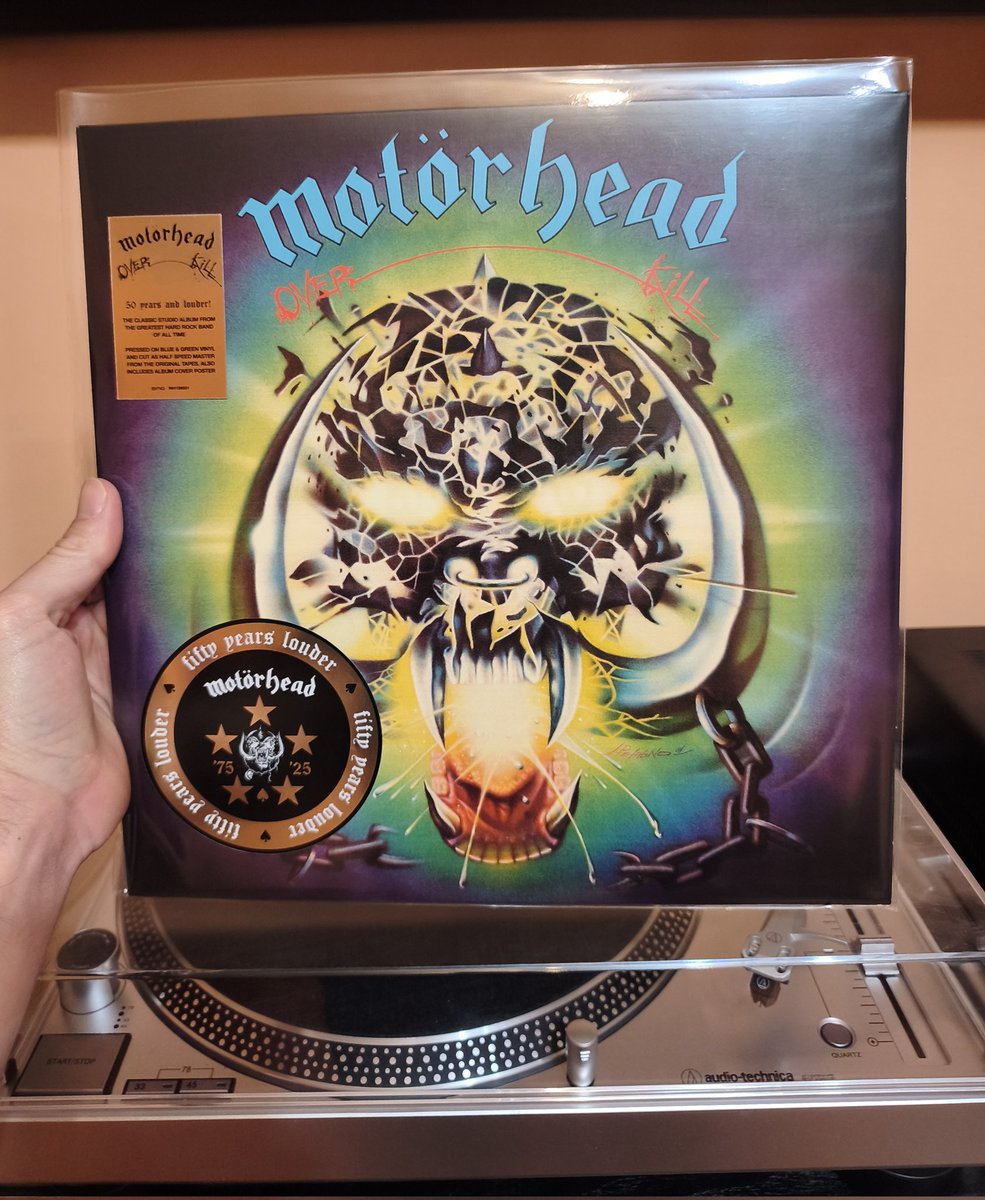 Arnoldtrainer's tweet photo. 👊🏻♠️😎
Motörhead - Overkill
Ian Lemmy Kilmister - Fast Eddie Clarke - Phil Philthy Animal Taylor
1979/2025
#nowspinning #HeavyMetal #vinylrecords #vinyl #Motorhead50 #Motorhead #Monday https://t.co/Btf4JAPmUv