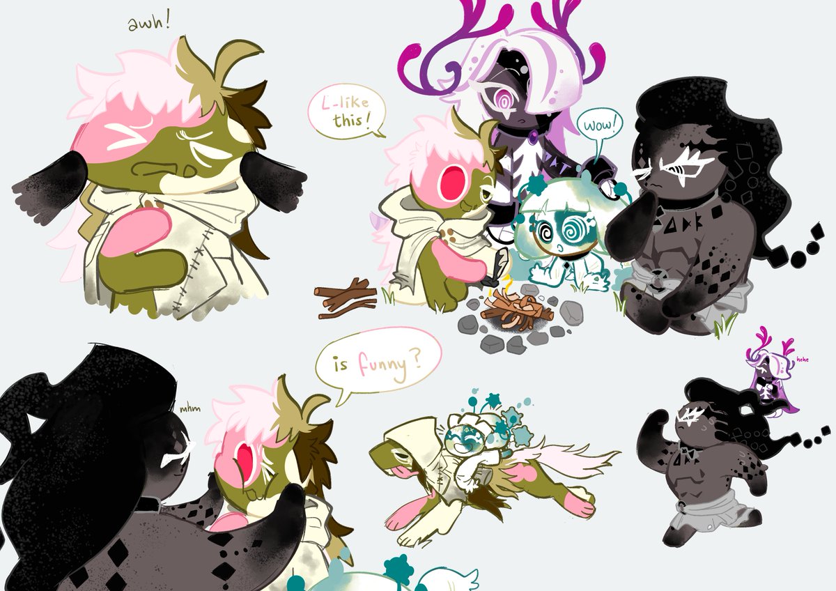 bucketart's tweet photo. the doughlings :) 
#cookierun
#cookierunkingdom
#cookierunoc https://t.co/7rEunAxCrs