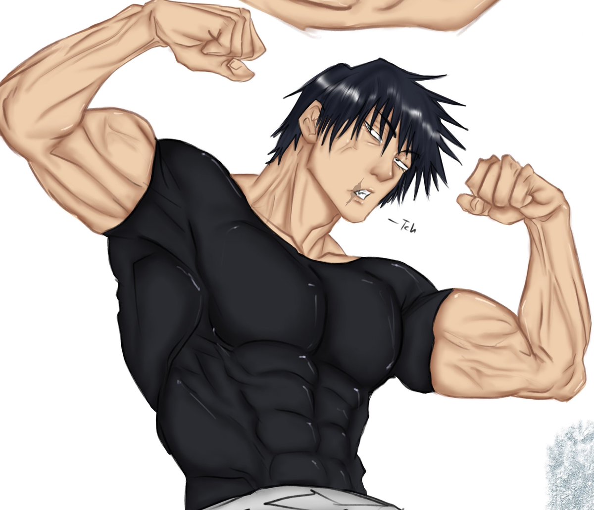 horkneebean's tweet photo. Toji study so I can draw him raw dogging someone soon
#TojiFushiguro
#JujutsuKaisen https://t.co/teZJEFnoUD