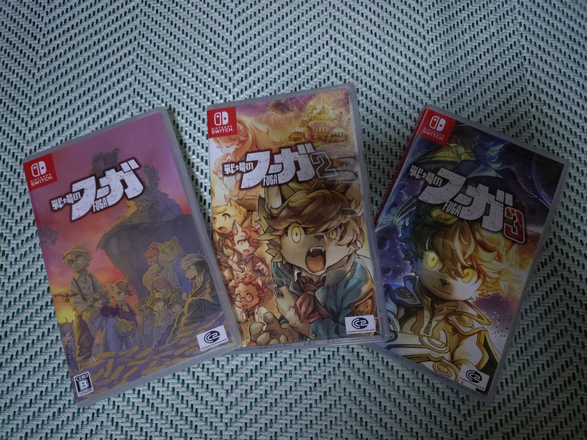 galvalan26's tweet photo. 【ゲーム記録】
『戦場のフーガ』を1〜3をクリアしました
1が立ち回りがまだわかってなくて一番苦労しました
あと2,3の歯車の開放条件がわからないのがキツかった
なんとなくで買ったけど昔やったソラトロボと同世界というのを後から知りました
今は『ぽこあポケモン』やってます https://t.co/2DNeb5LqXs