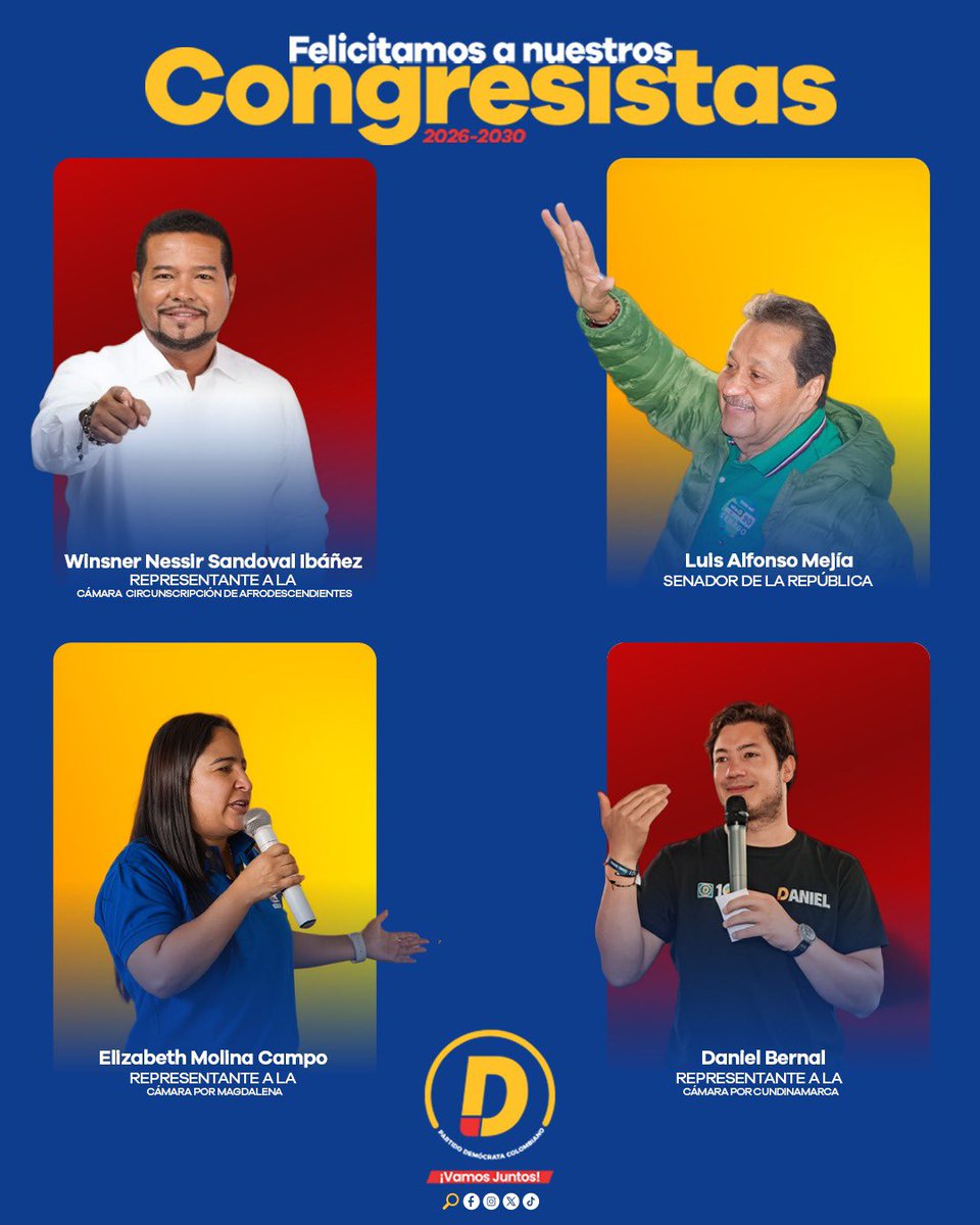 Partido Demócrata Colombiano tweet media