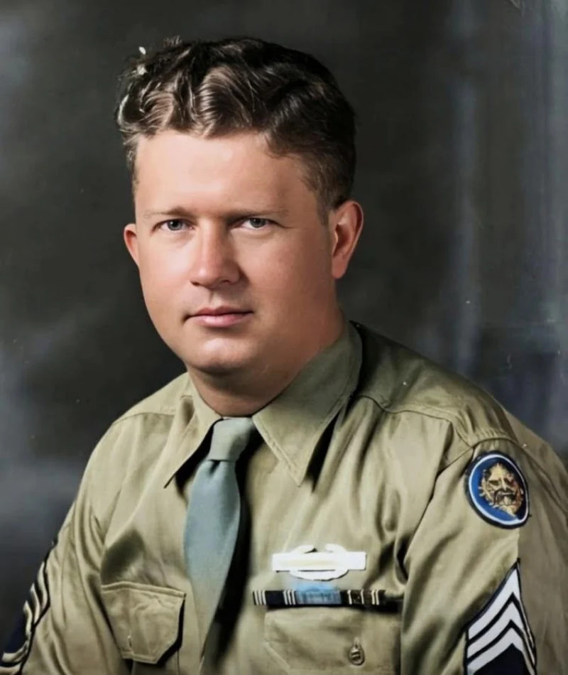 WWIImuseum's tweet photo. US Army MSG Roderick Edmonds has been posthumously awarded the Medal of Honor for his actions in WWII. Edmonds risked his life to protect Jewish soldiers from persecution in a German POW camp and resist the camp’s evacuation as Allied forces approached. https://t.co/jUjIUcQ9oi https://t.co/OyRlBORGnn