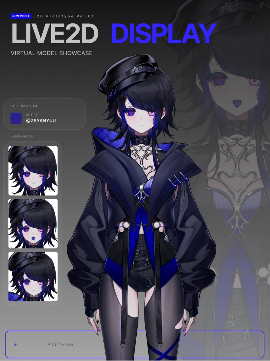 hannechie67's tweet photo. I finally finished the sample for the Live2D model type B. This type feels way more comfortable to draw 🤲

My girl turned out so pretty 😭😭

#live2D #live2Dmodel https://t.co/tMAHlOQsBC