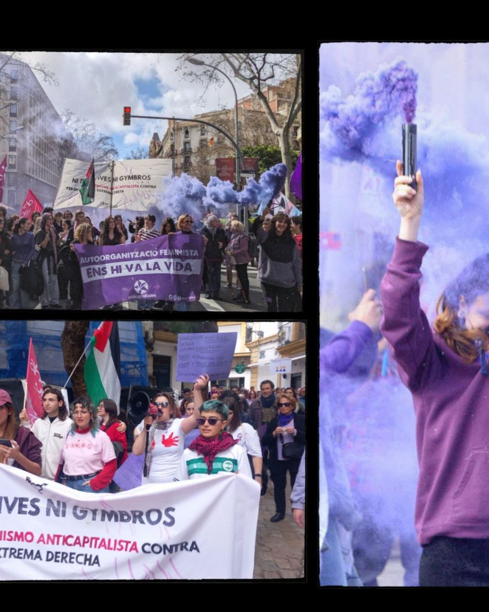anticapi_'s tweet photo. 💥 Este 8 de marzo hemos vuelto a tomar las calles. El movimiento feminista levanta una defensa frente a la extrema derecha, el racismo y el militarismo.

Sigamos levantando un movimiento feminista anticapitalista e internacionalista.

📱 https://t.co/0BiHK7DMuG https://t.co/fbafgIOVrx