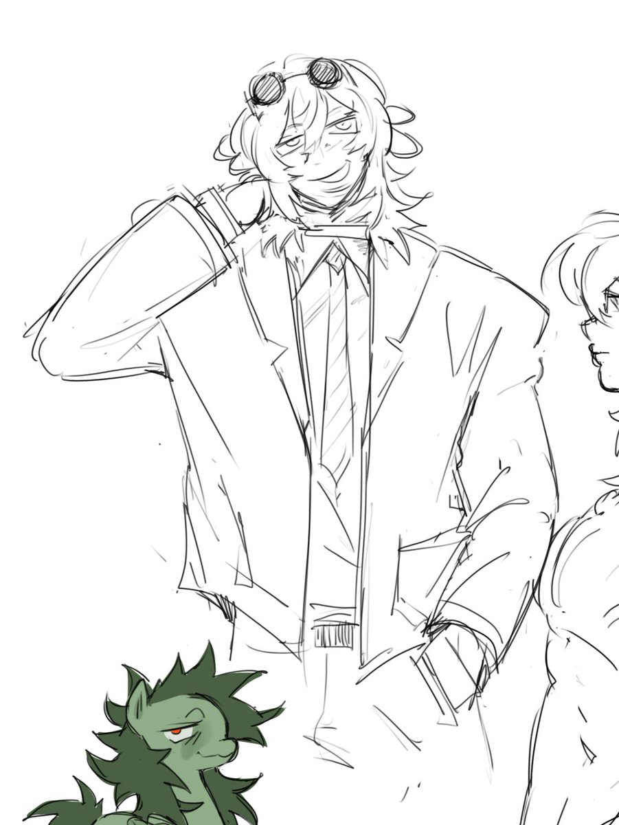 bleh i put sunglasses on him #ocart