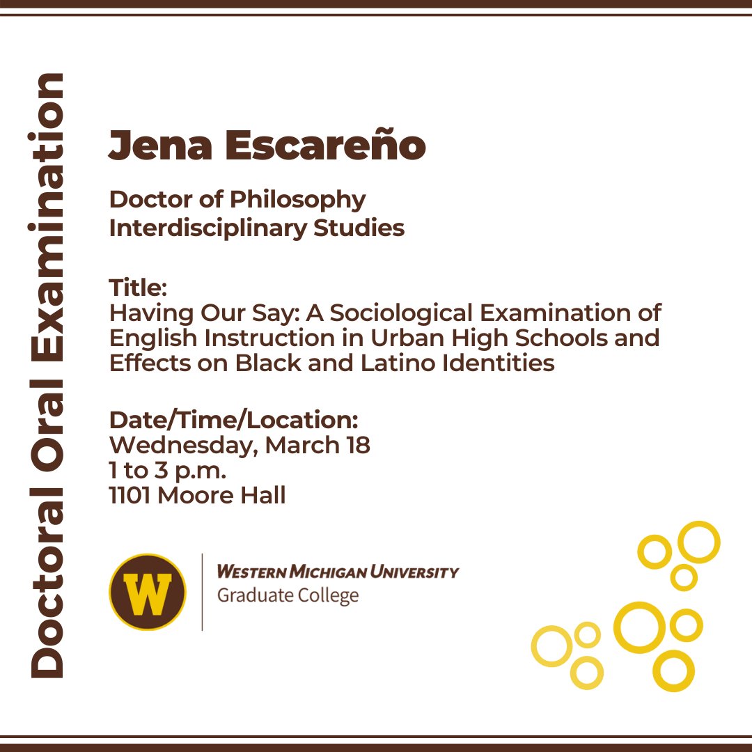 WMU Graduate College tweet media