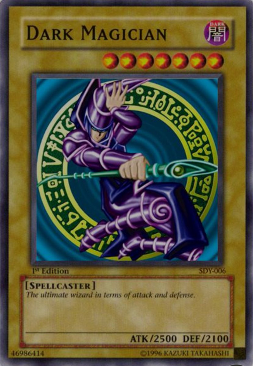 C7Cristi's tweet photo. @YGOMasterDuel @Alienware @IntelGaming Dark Magician the original
#YGOMD4thAnniversarySweepstakes https://t.co/scrcNFSM8g