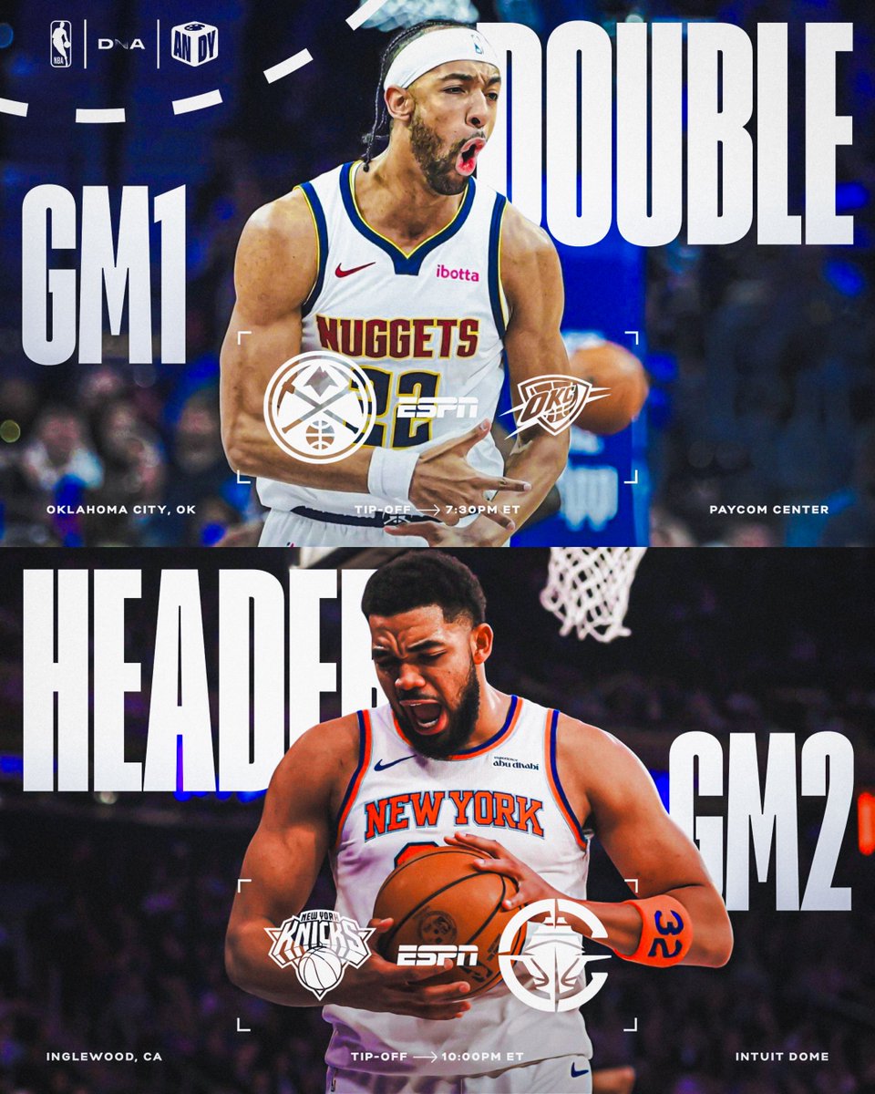 Tonight, the Thunder were the first team to hit 50 wins and they have no plans on stopping as they look to sweep the Nuggets on the season!

Later, despite the Knicks having 10 more wins than LA, they're only 2.5 point favorites as they face a gritty Clippers team that has clawed