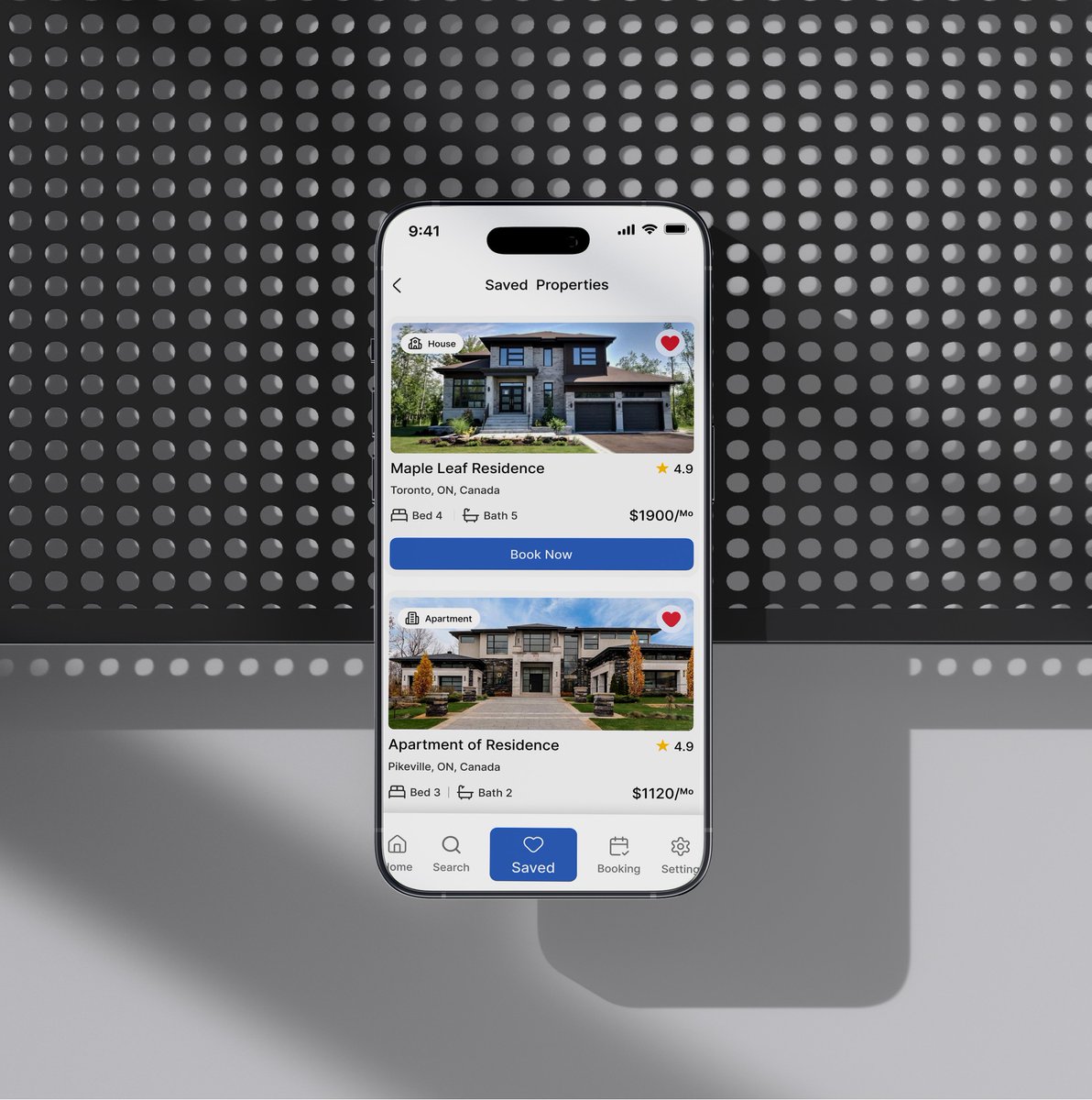 codelesso's tweet photo. Real Estate Property Finder App – Map Search &amp; Saved Listings UI

Description
A modern mobile UI for a real estate platform that helps users discover nearby properties through an interactive map and easily manage saved listings.
#RealEstate #Realtor #PropTech #RealEstateApp https://t.co/Bb8Ydbi3sz