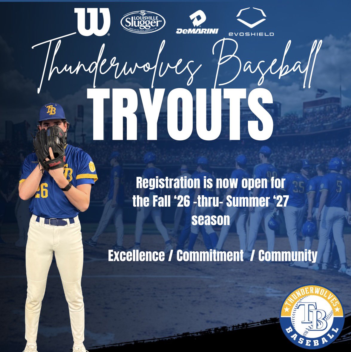 Thunderwolves Baseball tweet media