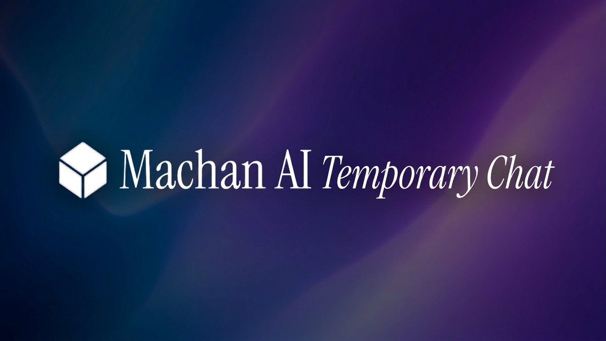 machan_ai's tweet photo. Some conversations are just for you. 🕵️

Introducing Temporary Chats on Machan AI — ask freely, leave no trace.
Not saved. Not shareable. Auto deleted when you're done.
Your privacy, protected. 🔒

https://t.co/WGk6xfgeVe

#MachanAI #C_LORO #TemporaryChat #ArtificialIntelligence https://t.co/vnzcmboUl3