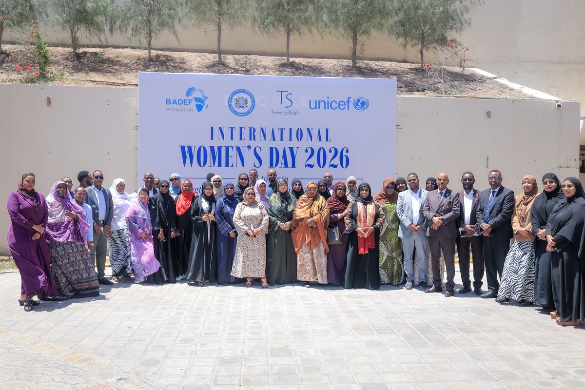 BadefFoundation's tweet photo. 🎉 BADEF Development Foundation celebrated International Women's Day  at Decale Hotel, Mogadishu, supported by @UNICEF, TS, and the Somali MoH. Empowering women, fostering equality! 💪🌍 #WomensDay #Somalia #BADEF #Humanitarian #GenderEquality https://t.co/SfTIPCGQDV