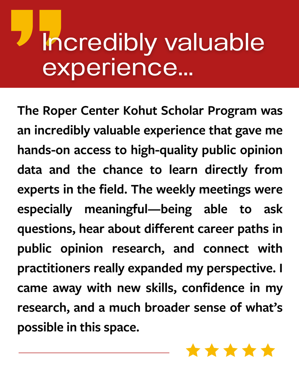 Roper Center for Public Opinion Research tweet media