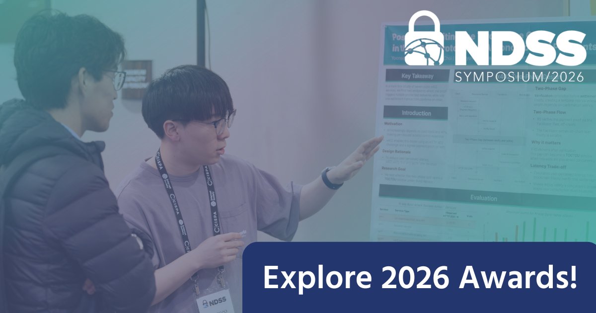 NDSS Symposium tweet media