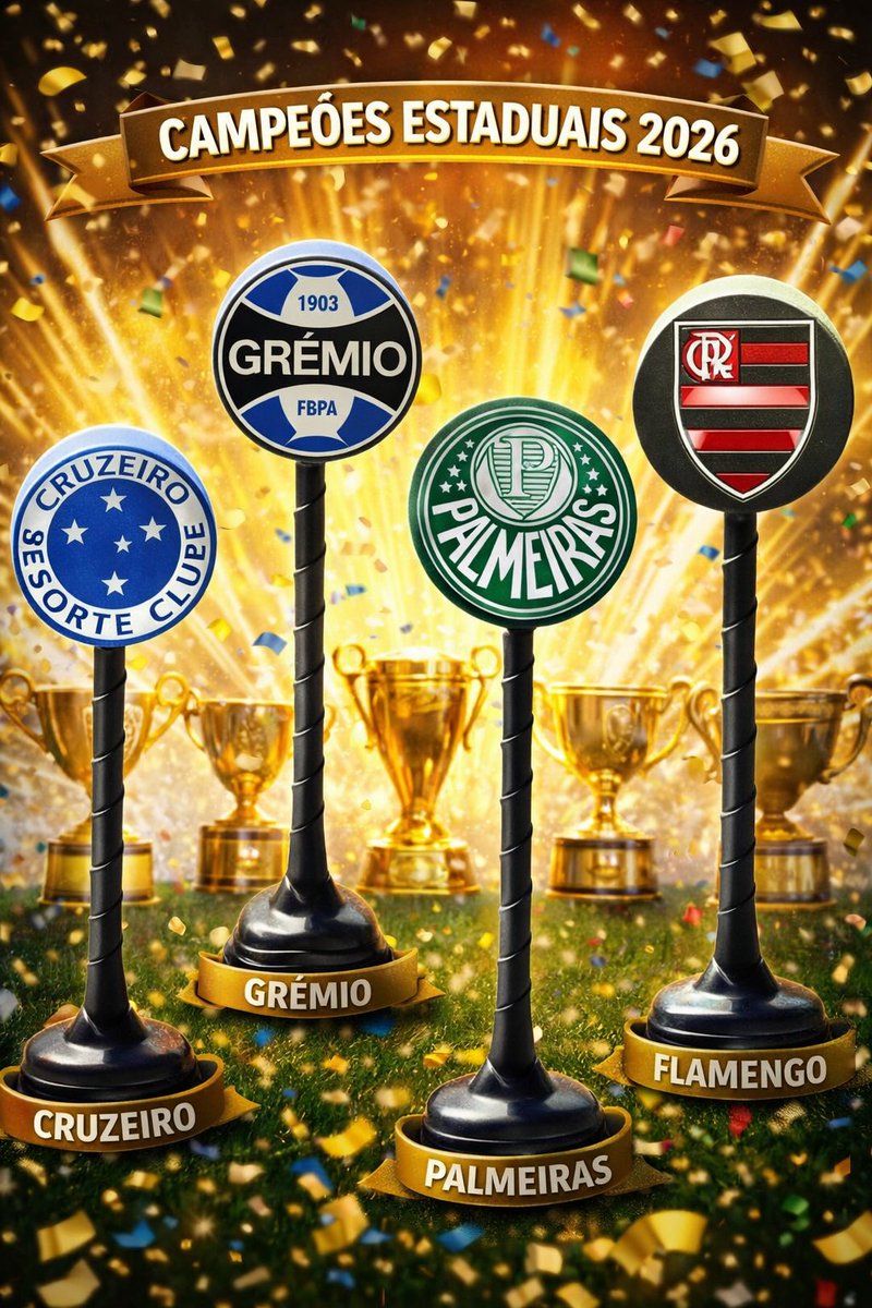 Antena_Sports's tweet photo. Parabéns aos campeões deste final de semana.

#Cruzeiro #Gremio #Palmeiras e #Flamengo https://t.co/vLQl18pwaT