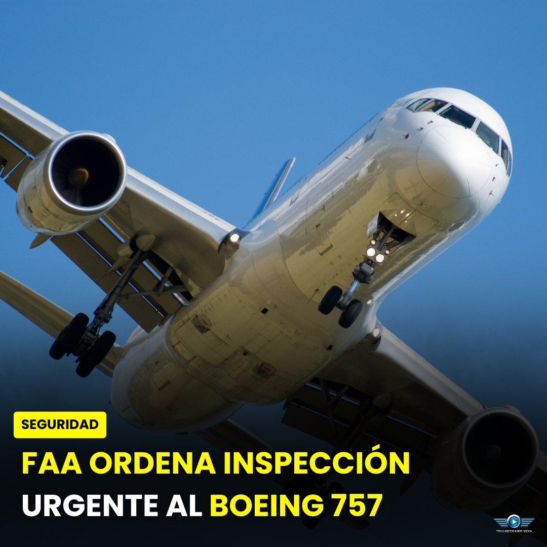 Transponder1200's tweet photo. La #FAA 🇺🇸 emitió una AD de cumplimiento inmediato para 156 #Boeing757 con #scimitar #winglets. Se ordena inspección en 5 días tras detectarse grietas en paneles del ala durante mantenimiento. No implica grounding automático, pero sí revisión obligatoria.
#AirworthinessDirective https://t.co/5iuXMbyaCK