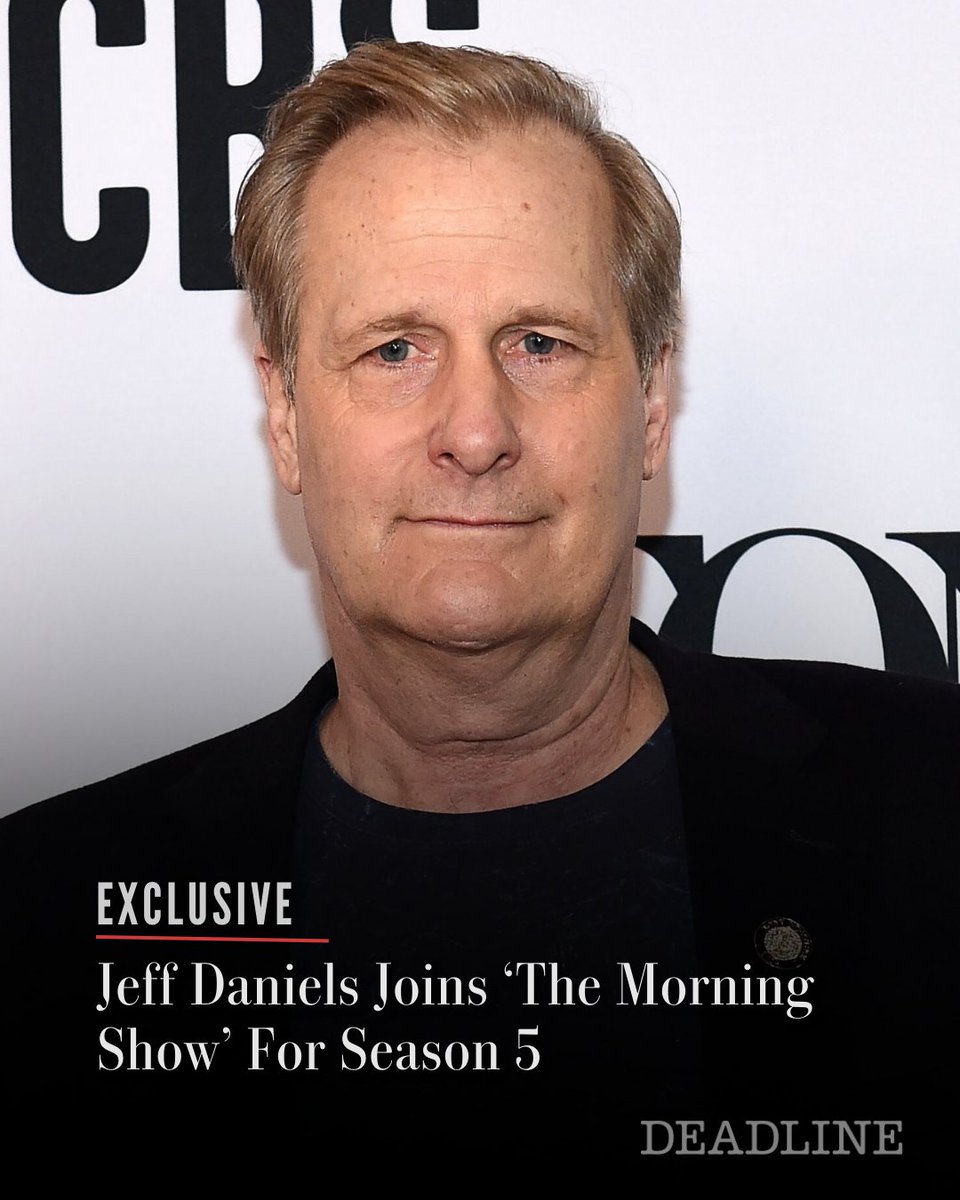EXCLUSIVE: Jeff Daniels has joined the upcoming fifth season of Apple TV’s drama series ‘The Morning Show,’ headlined and executive produced by Reese Witherspoon and Jennifer Aniston.

In a major recurring role, he will play Lukas, a self-made billionaire and founder of a