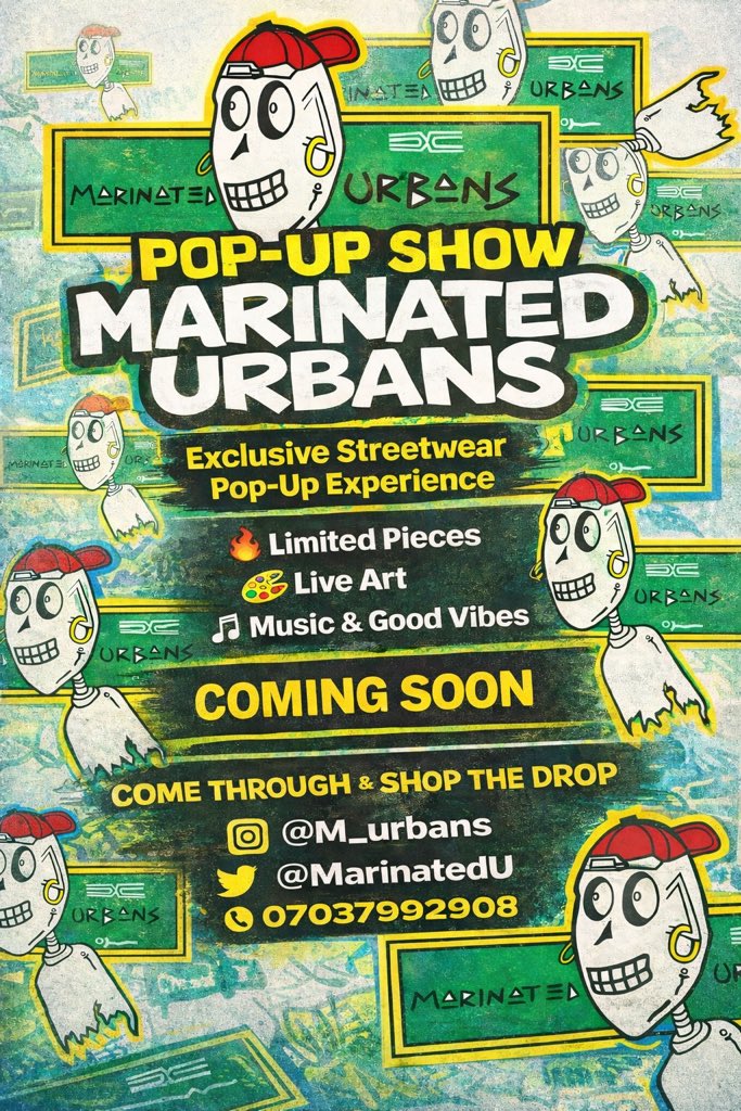 MarinatedU's tweet photo. GET READY FOR OUR POP UP : STRICTLY MARINATED URBANS . 
Coming soon ! Stay tune for more updates. 

Kindly re-share 🙏🏾. https://t.co/PcC2nqvJxk