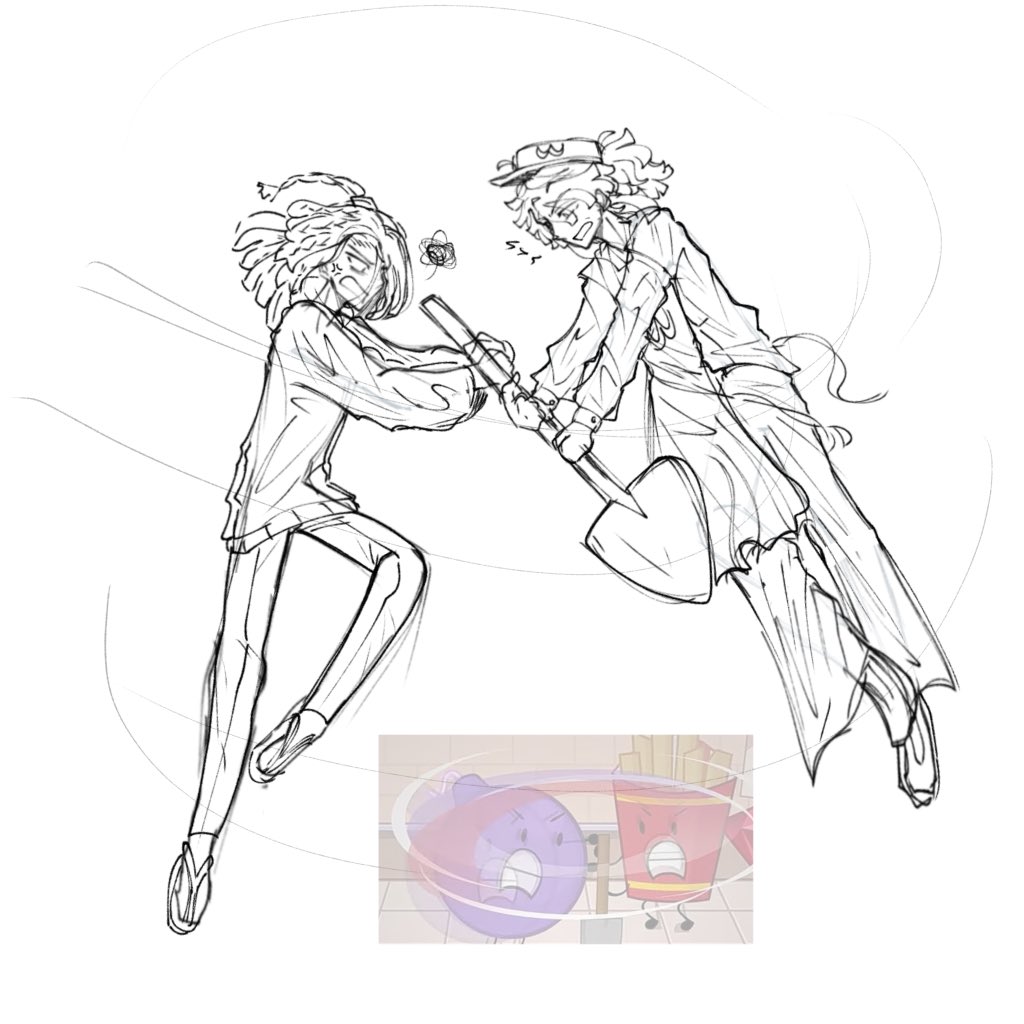 fries_maybe's tweet image. 🌻// this scene was so funny WHY did they keep fighting for so long man i’m crine

#bfdia #fries