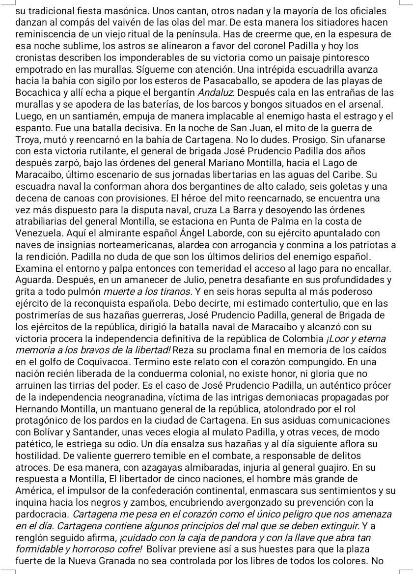 AroldoGuardiol4's tweet photo. El escritor Aroldo Guardiola Ibarra da a conocer su cuento histórico : PADILLA, UN PESO EN EL CORAZÓN,  cuento que  afirma, sin ufanarse, que es un LÉGITIMO aporte  para la comprensión   del capitulo de nuestra historia, recreado tambien por la pelicula  que actualnente se rueda, tiitulada  PADILLA. EL PAPEL DE LA DISCORDIA,   anunciada por las redes sociales. Como autor, los invita a leer su cuento  y a regalarle  un  comentario.
