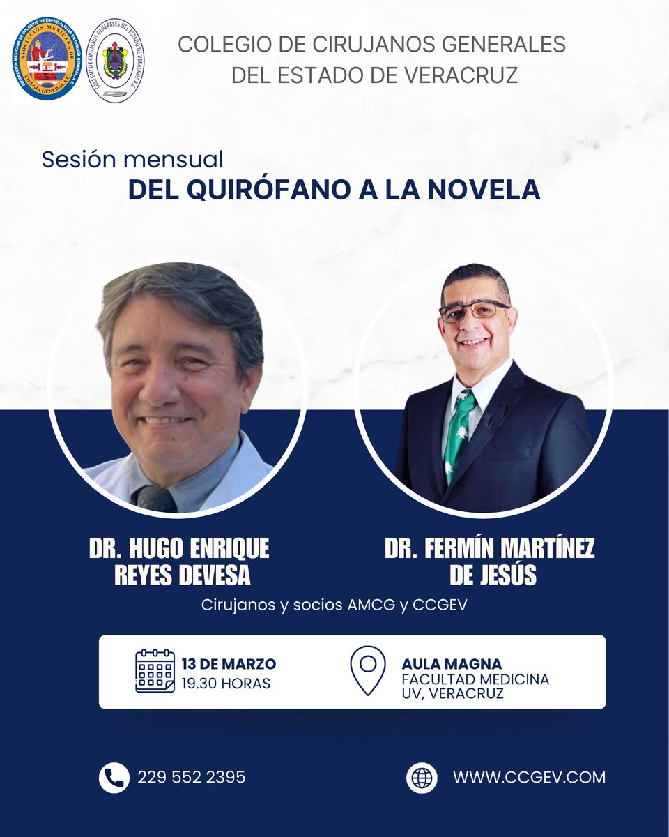 Colegio Cirujanos G. del Estado de Veracruz A.C. tweet media