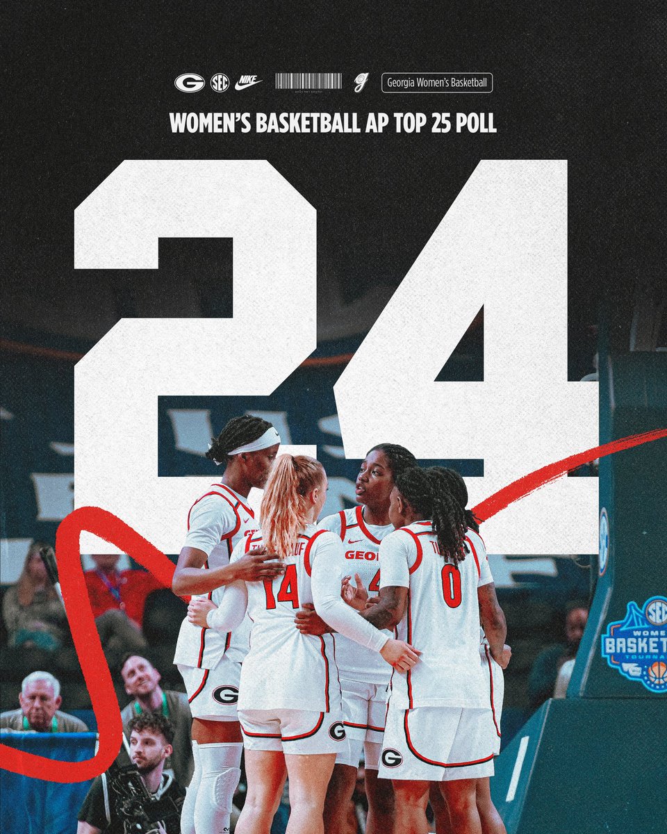 UGA_WBB's tweet photo. Dawgs in the rankings🤩 https://t.co/GI7dk5pbCs