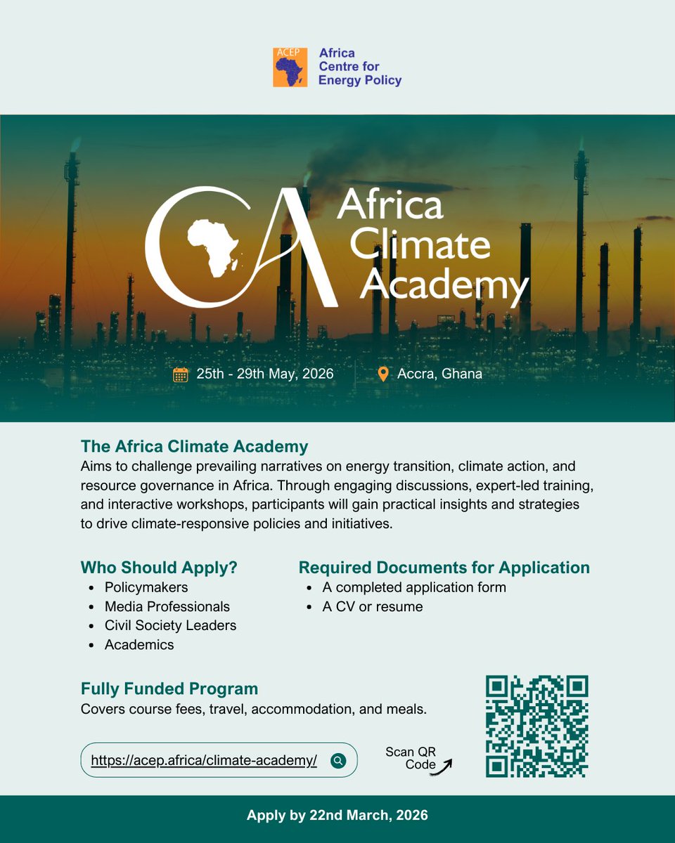 Africa Centre for Energy Policy (ACEP) tweet media