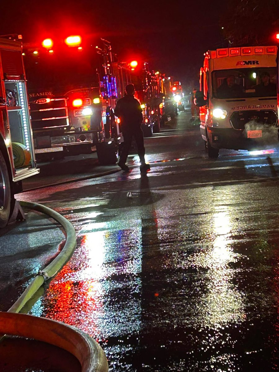 Incendio en Monterey (cortesías foto Monterey Bay crime