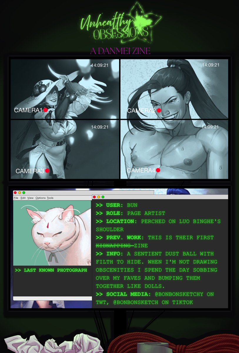 Unhealthy Obsessions: A Danmei Zine tweet media