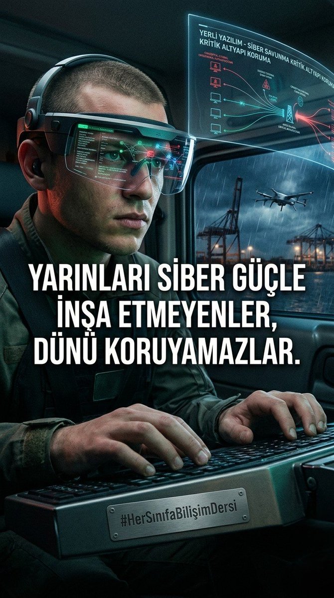 Etrafımız #ateş çemberi. #savaş lar #yapayzeka ile planlanır oldu. Bu süreçte #MilliYazılım ın ne kadar önemli olduğunu gördük! Devletler kendi ülkelerinde geliştirilen yazılımlardan yardım alıyor. Bizim de artık #HerSınıfaBilişimDersi getirip geleceği inşa etmemiz gerekiyor.
