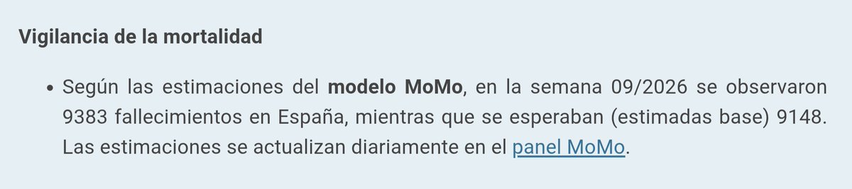 Más de 230 fallecidos de exceso de mortalidad en España (informe semanal del Instituto de Salud Carlos III)