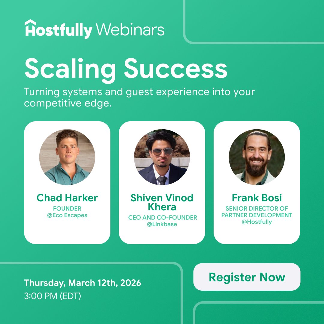 Hostfully tweet media