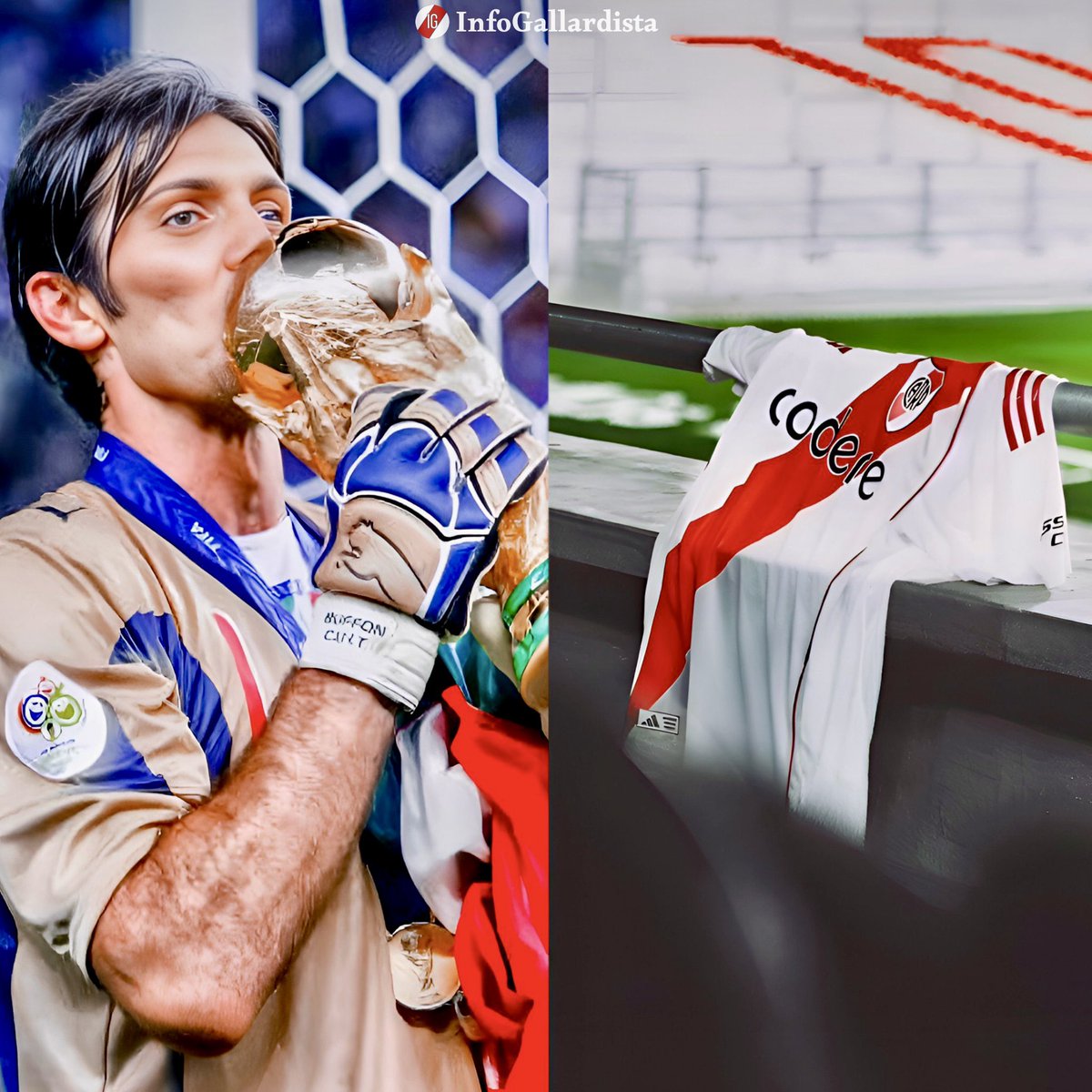 InfoGallardista's tweet photo. "Entre River y boca, por ejemplo, me quedo con River. Me encanta esa camiseta con la BANDA ROJA, una de las más lindas del mundo"

🎙️Gianluigi Buffon 🇮🇹 en @DiarioOle (2007) https://t.co/wrWGj3LE1q