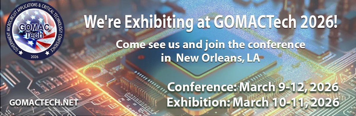 QorvoInc's tweet photo. Visit Qorvo at GOMACTech 2026 at Booth 232 to explore trusted RF expertise, secure U.S. foundry services, advanced packaging and high-performance solutions for ground, air and space. Start your breakthrough!

Learn more: https://t.co/4zShMe3X5R

#GOMACTech #DefenseElectronics https://t.co/tCkMzekhmX