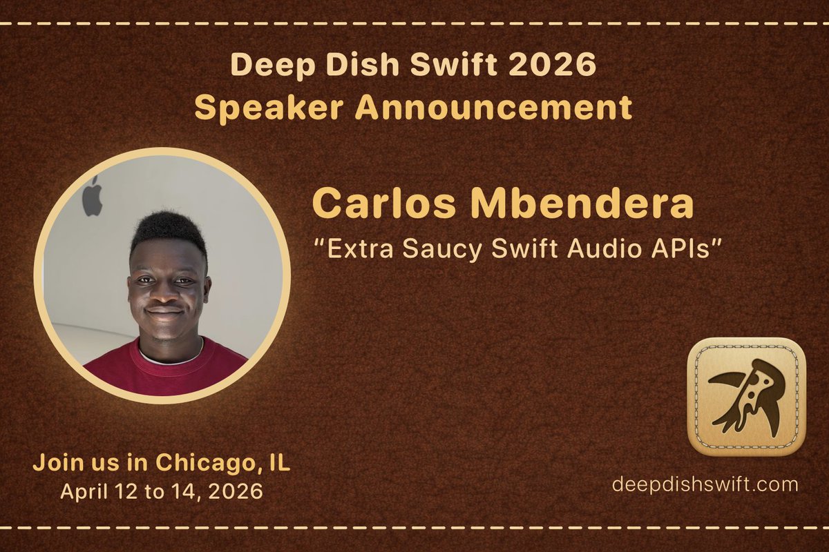 Deep Dish Swift 🍕 2026 tweet media