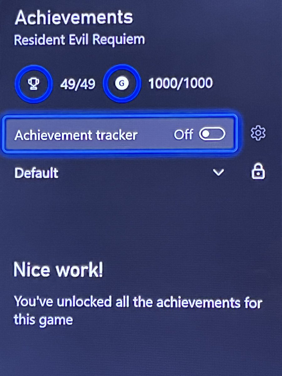 DomWilcox1991's tweet image. That’s me done with RE9 Requiem. What a good experience that was! #ResidentEvilRequiem #XboxAchievements #completion