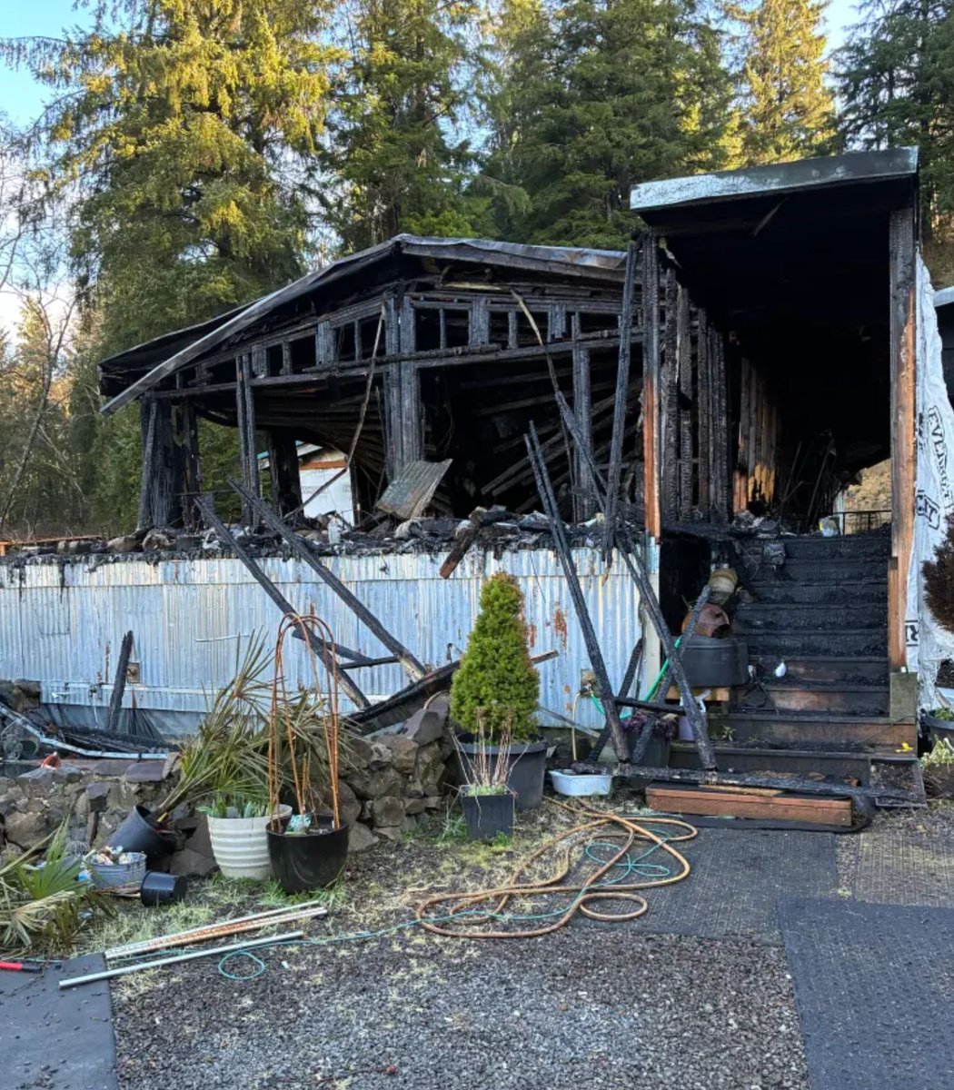 A kitten sacrificed itself to save its sleeping owner from a house fire by scratching him awake

Donald VanWormer tried to grab Fred while rushing for the door but lost him when the ceiling collapsed