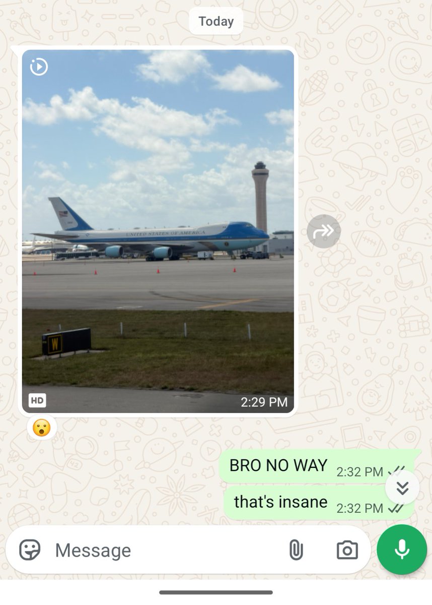a friend of mine just saw airforce 1!!!