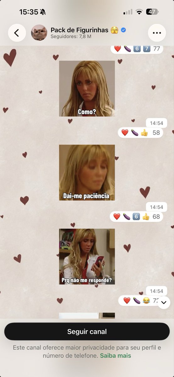 EmpireOfAny's tweet photo. ELA É SEMPRE O MOMENTO E SEMPRE A MAIORAL!

fui olhar um canal de transmissão do whatsapp de figurinhas com mais de 7,8 milhões de seguidores e eis as figurinhas que encontro lá: https://t.co/bL6MoZnvNh