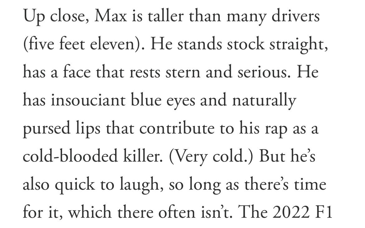 polit3cat's tweet photo. Journalists when it’s time to wax poetic about Max Verstappen https://t.co/CosLBNgdGM