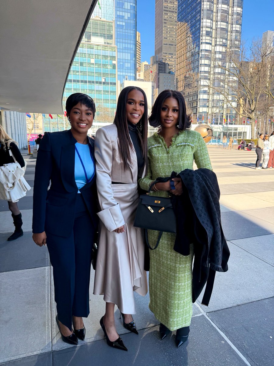 yesimama_'s tweet photo. At the Global Hub of Diplomacy 🇺🇳

#CSW70 @RealMichelleW ❤️ https://t.co/2ddkulvhRs