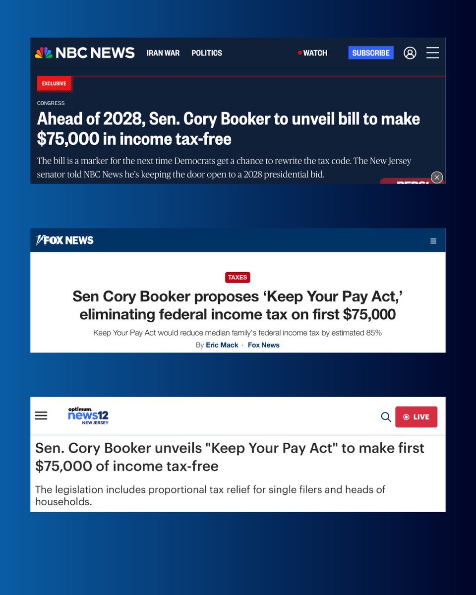 Cory Booker tweet media