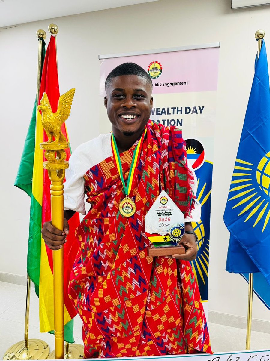 UniMACExternal's tweet photo. Representatives Titus Owusu Darko and Precious Agrobesa Akos delivered an outstanding performance to secure 1st place for UniMAC, defeating teams from KNUST, University of Ghana, Central University, University for Development Studies, and the University for Business... https://t.co/LToRQBZt0A