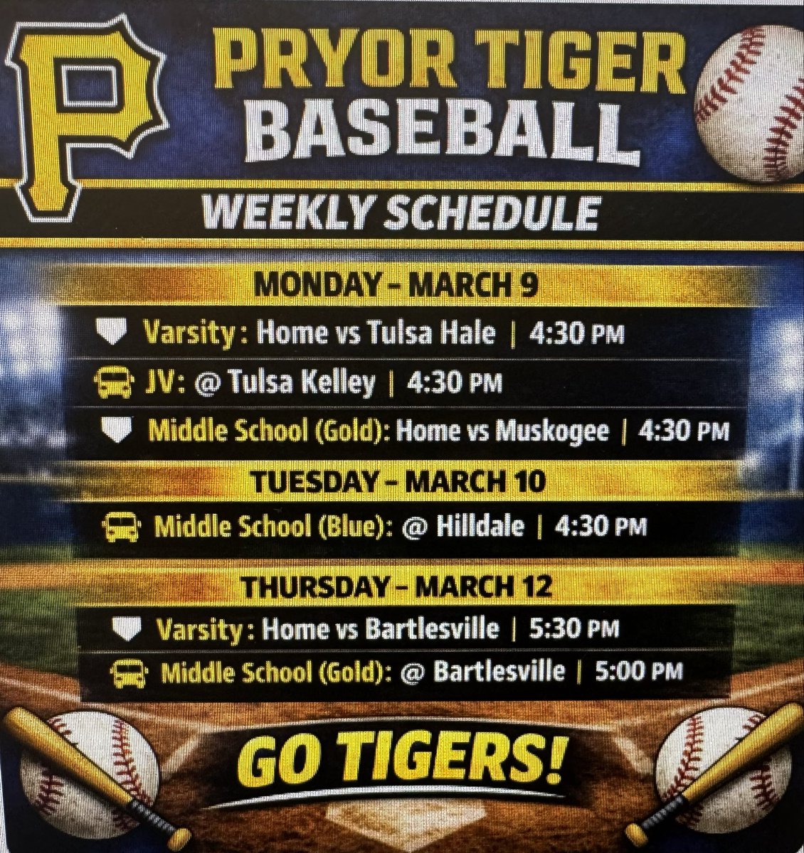 Pryor Baseball tweet media