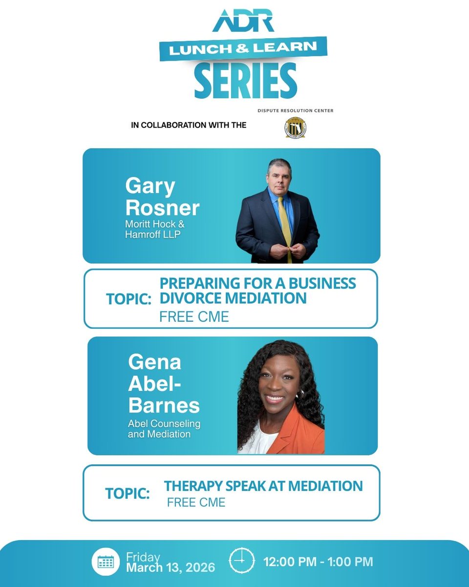 Alternative Dispute Resolution Section tweet media