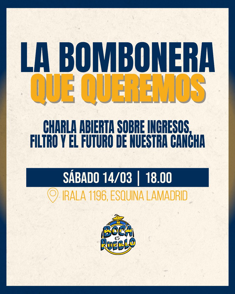 Boca Es Pueblo tweet media