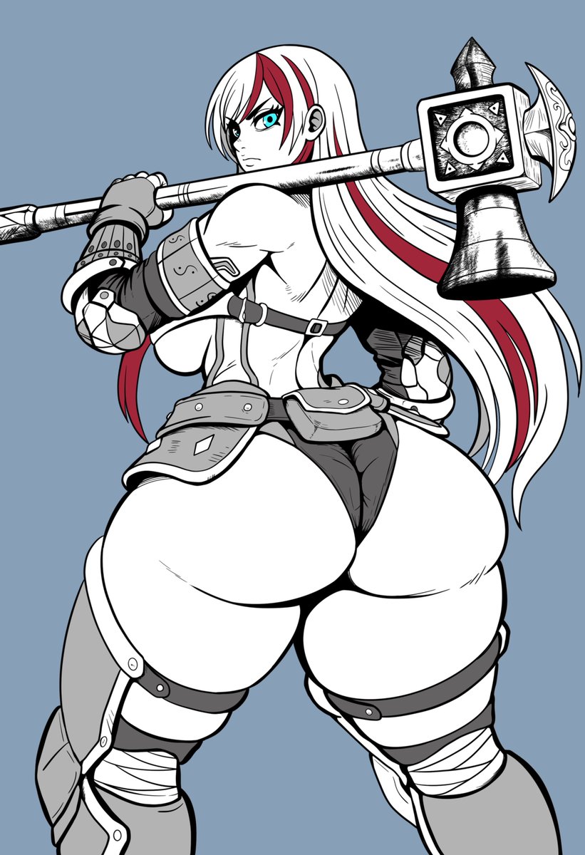 AbyX3_OwO's tweet photo. She’s got a big weapon and even bigger ass-ets 😘😈 https://t.co/GpM67ouYPH